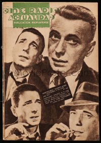 5f0504 CINE RADIO ACTUALIDAD Argentinean magazine September 9, 1949 great Humphrey Bogart montage!