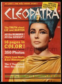 5f0656 CLEOPATRA magazine 1963 Elizabeth Taylor, special collectors edition with 16 pages in color!