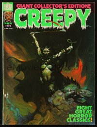 5f0669 CREEPY #91 magazine August 1977 great cover art by Frank Frazetta!