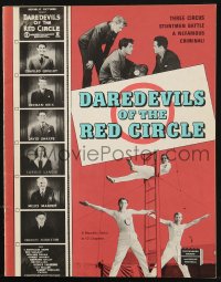 5f0670 DAREDEVILS OF THE RED CIRCLE magazine 1970s great images from the Republic serial!