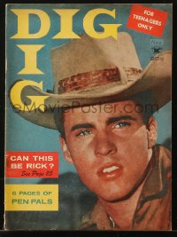 5f0672 DIG magazine November 1958 filled with great celebrity images & articles!