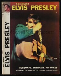 5f0679 ELVIS PRESLEY magazine 1956 The Amazing Elvis Presley, great images of the music legend!