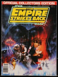 5f0684 EMPIRE STRIKES BACK magazine 1980 collectors edition, Kastel art, has blank inside cover!