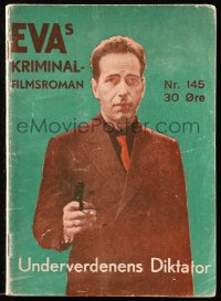 5f0520 EVAS #145 Danish magazine 1942 devoted entirely to Humphrey Bogart in King of the Underworld!
