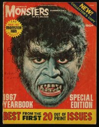 5f1388 FAMOUS MONSTERS OF FILMLAND magazine 1967 Yearbook with best from the first 20 issues!