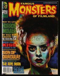 5f1459 FAMOUS MONSTERS OF FILMLAND #225 magazine March/April 1999 Cagney art of Bride of Frankenstein!