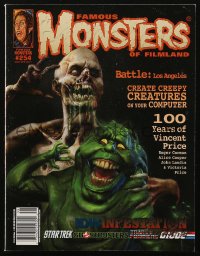 5f1475 FAMOUS MONSTERS OF FILMLAND #254 magazine Mar/Apr 2011 Wynia art of Ghostbusters' Slimer!
