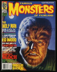 5f1441 FAMOUS MONSTERS OF FILMLAND #205 magazine December 1994 Osman Askin art of The Wolf Man!