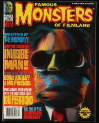 5f1465 FAMOUS MONSTERS OF FILMLAND #231 magazine May/July 2000 Arlis Cagney art of The Invisible Man