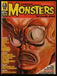 5f1349 FAMOUS MONSTERS OF FILMLAND #54 magazine March 1969 Ron Cobb art, Invasion of the Saucer-Men!