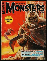 5f1342 FAMOUS MONSTERS OF FILMLAND #44 magazine May 1967 great Dan Adkins cover art of King Kong!
