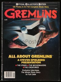 5f0725 GREMLINS magazine 1984 Official Collector's Edition, 120 photos & art tell complete story!