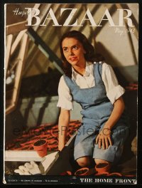 5f0728 HARPER'S BAZAAR magazine May 1943 filled with great women's fashion images & articles!