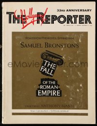 5f0738 HOLLYWOOD REPORTER magazine Nov 19, 1963 Fall of the Roman Empire, 33rd anniversary issue!