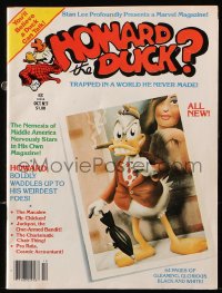 5f0744 HOWARD THE DUCK vol 1 no 1 Marvel magazine October 1979 filled with great images & articles!