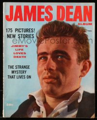 5f0750 JAMES DEAN ALBUM magazine 1956 the strange mystery that lives on, his life, loves & death!