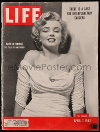 5f1290 LIFE MAGAZINE magazine April 7, 1952 sexy Marilyn Monroe is the talk of Hollywood!