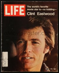 5f1293 LIFE MAGAZINE magazine July 23, 1971 Clint Eastwood, world's favorite star, by Bob Peterson!