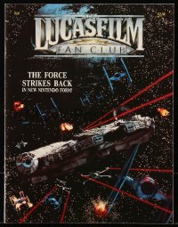 5f0764 LUCASFILM FAN CLUB magazine 1991 Star Wars, The Force Strikes Back in new Nintendo form!