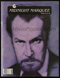 5f1490 MIDNIGHT MARQUEE #46 magazine Winter 1994 David L. Daniels art of Vincent Price!