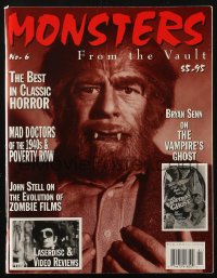 5f1513 MONSTERS FROM THE VAULT vol 3 no 6 magazine Spring 1998 Glenn Strange in The Mad Monster!