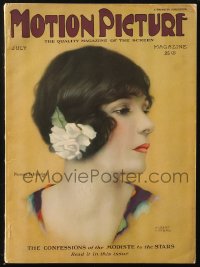 5f1132 MOTION PICTURE magazine July 1924 very early Alberto Vargas art of Norma Talmadge!