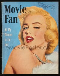5f0813 MOVIE FAN magazine July 1954 all Marilyn Monroe's glamour is for Joe DiMaggio!
