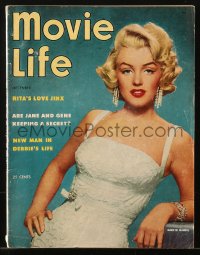 5f0815 MOVIE LIFE magazine December 1953 portrait of sexy Marilyn Monroe by Trindl & Woodfield!