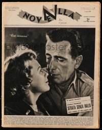 5f0518 NOVELLA Italian magazine October 11, 1953 Humphrey Bogart & June Allyson in Battle Circus!