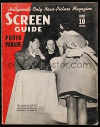 5f0914 SCREEN GUIDE PHOTO-PARADE magazine June 1937 filled with great movie images & articles!