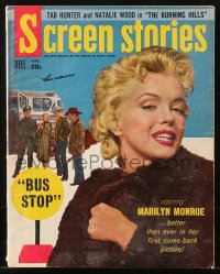 5f0927 SCREEN STORIES magazine August 1956 Marilyn Monroe better in her first come-back picture!