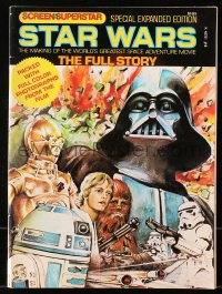5f0929 SCREEN SUPERSTAR magazine 1977 special expanded edition on the full Star Wars story!