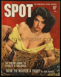 5f0951 SPOT magazine June 1942 sexy Jane Russell in The Outlaw by George Hurrell!