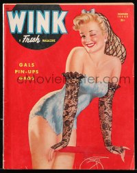 5f0997 WINK vol 1 no 1 magazine Summer 1944 cover art by Billy DeVorss, filled with sexy images!