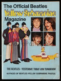 5f1011 YELLOW SUBMARINE magazine 1968 Beatles official magazine with 48 pages of photos, some color!