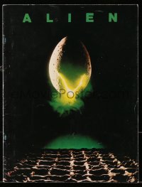 5f0341 ALIEN souvenir program book 1979 Ridley Scott outer space sci-fi monster classic!