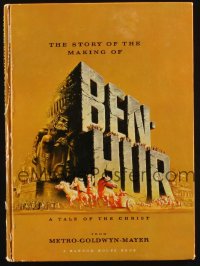 5f0350 BEN-HUR hardcover souvenir program book 1960 Charlton Heston, William Wyler classic religious epic!