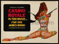 5f0366 CASINO ROYALE souvenir program book 1967 James Bond spoof, sexy psychedelic art by McGinnis!