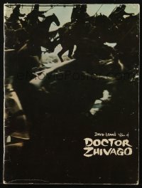 5f0374 DOCTOR ZHIVAGO 36pg souvenir program book 1965 Omar Sharif, Julie Christie, David Lean
