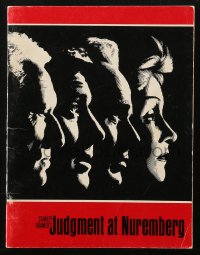 5f0414 JUDGMENT AT NUREMBERG souvenir program book 1961 Spencer Tracy, Garland, Lancaster, Dietrich