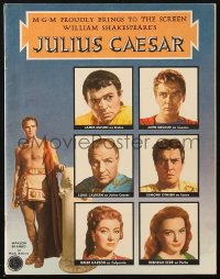 5f0415 JULIUS CAESAR souvenir program book 1953 Marlon Brando, James Mason, Garson, Shakespeare!