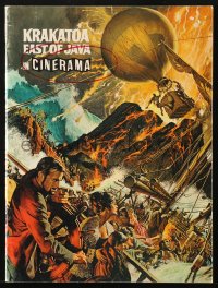 5f0418 KRAKATOA EAST OF JAVA Cinerama souvenir program book 1969 Frank McCarthy cover art!