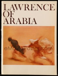 5f0419 LAWRENCE OF ARABIA 40pg souvenir program book 1963 David Lean classic starring Peter O'Toole!