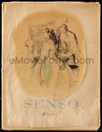 5f0007 SENSO Italian souvenir program book 1967 Luchino Visconti, Valli, Granger, Fratini art, rare!
