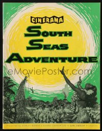 5f0464 SOUTH SEAS ADVENTURE Cinerama souvenir program book 1958 they surrendered to it in Cinerama!