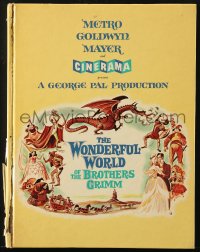 5f0491 WONDERFUL WORLD OF THE BROTHERS GRIMM Cinerama hardcover souvenir program book 1962