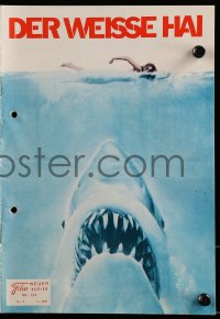 5f0203 JAWS Austrian program 1975 Steven Spielberg's classic man-eating shark, different images!