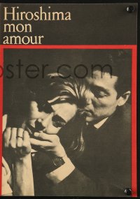 5f0153 HIROSHIMA MON AMOUR East German program 1969 Resnais classic, Emmanuelle Riva, Eiji Okada