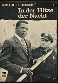 5f0155 IN THE HEAT OF THE NIGHT East German program 1970 Sidney Poitier, Rod Steiger, different!