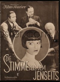 5f0113 CANARY MURDER CASE German program 1929 William Powell, sexy Louise Brooks, different images!